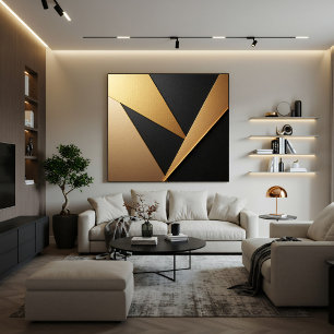 Poster Diamant Noir
