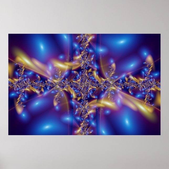 Poster Diamants bleus (Devant)