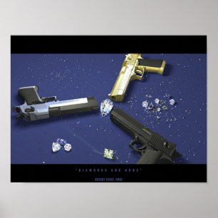 Poster Diamants et armes à feu