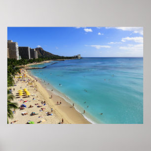 Poster Diamond Head et Waikiki