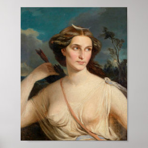 Poster Diana, déesse de la chasse   Anonyme