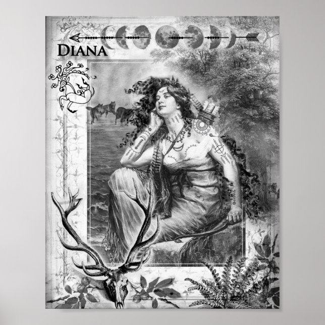 Poster Diana la Chasse (Devant)