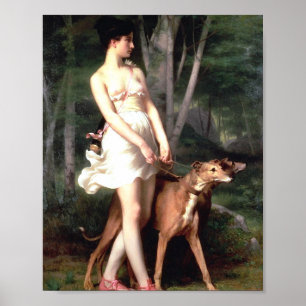 Poster Diana La Chasse Par Gaston Casimir Saint Pierre