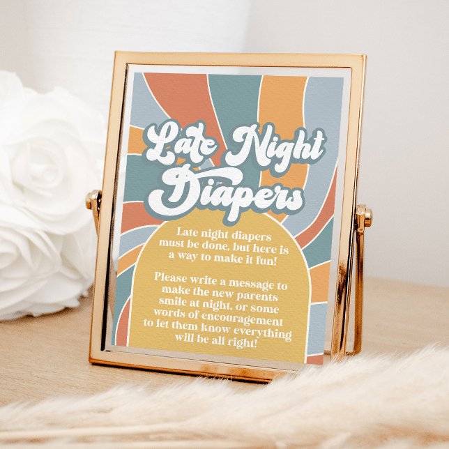 Poster Diapeurs de nuit super Retro Sunshine Douche (Créateur téléchargé)