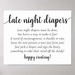 Poster Diapositives De Nuit Modernes   Douche classique