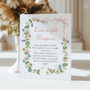 Poster Diapositives nocturnes du Fleur sauvage de Bow ros