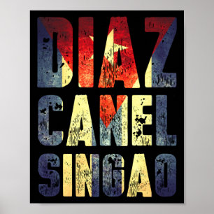 Poster Diaz Canel Singao