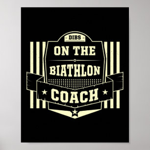 Poster Dibs Sur Le Biathlon Coach Sayings Biathlete Citat