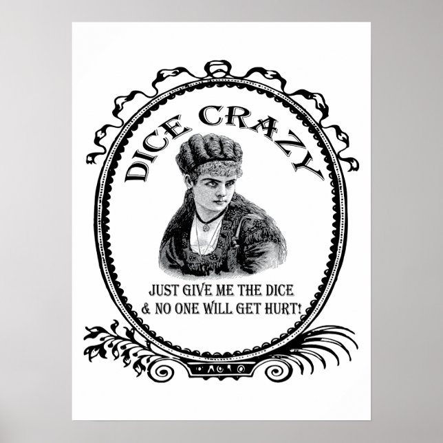 Poster Dice Crazy (Devant)