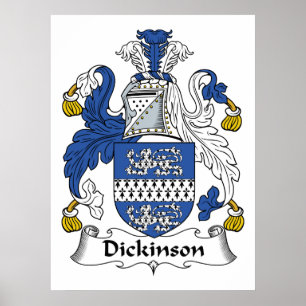Poster Dickinson Family Crest