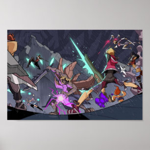Poster Dickson bataille Xenoblade Chronicles