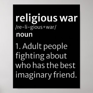 Poster Dictionnaire de guerre religieuse Définition sarca