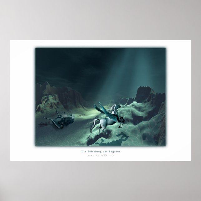 Poster Die Befreiung des Pegasus (Devant)