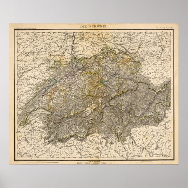 Poster Die Schweiz (Devant)