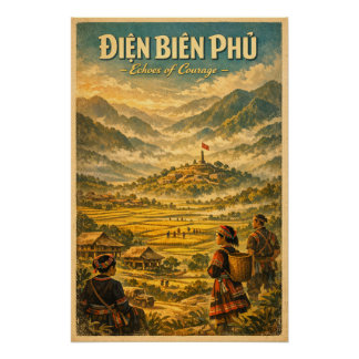Poster Dien Bien Phu Voyage Vietnam 2027