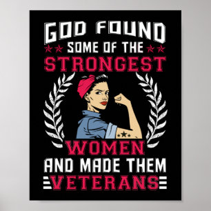 Poster Dieu a trouvé certaines des femmes les plus fortes