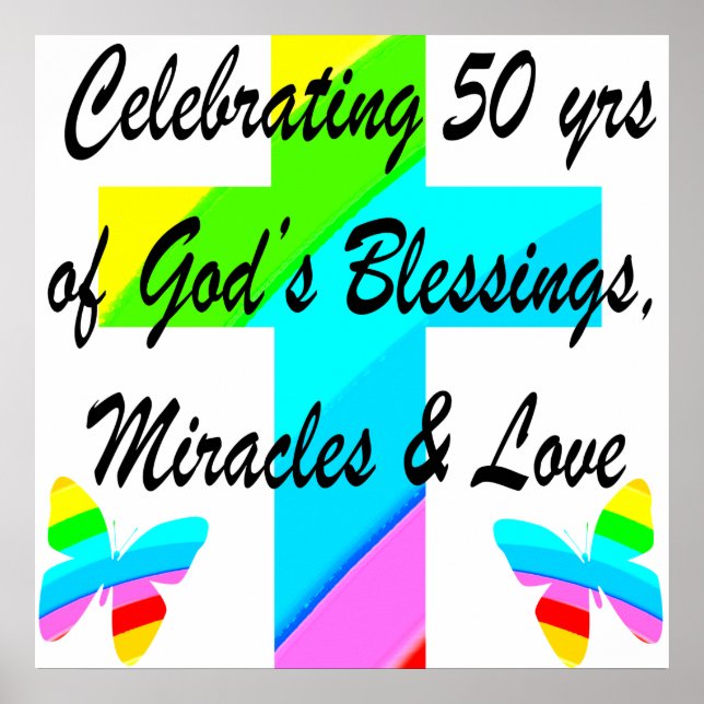 POSTER DIEU AIMANT 50ÈME (Devant)