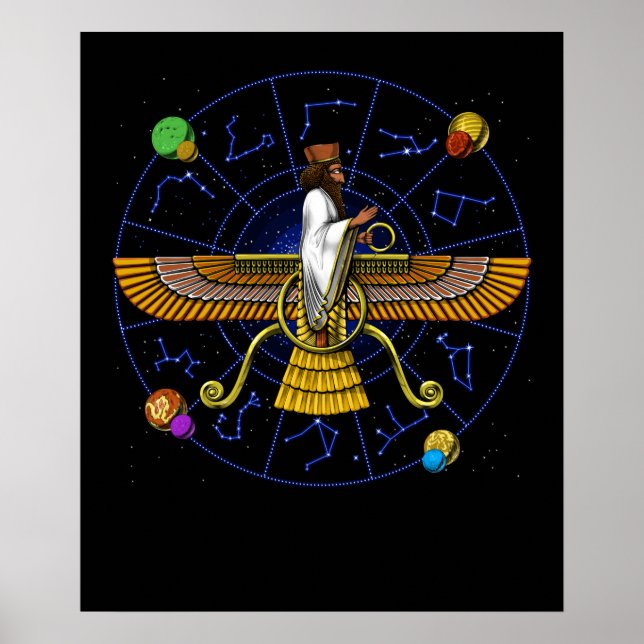 Poster Dieu Alien Anunnaki (Devant)