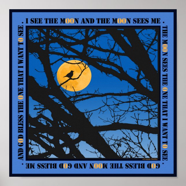 Poster Dieu bénisse la Lune (Devant)