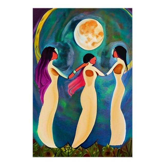 Poster Dieu bénisse tout sous la lune (Devant)