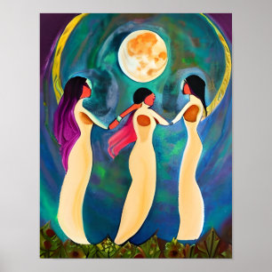 Poster Dieu bénisse tout sous la lune