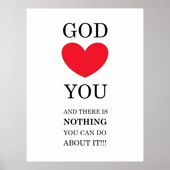 Poster Dieu Coeur toi (Devant)