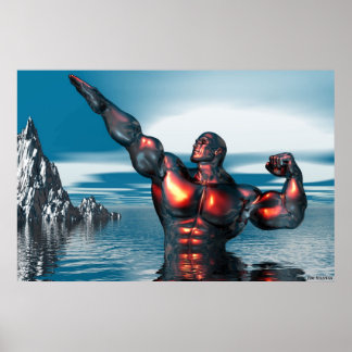 Poster dieu de la mer