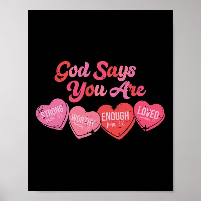 Poster Dieu dit que vous êtes Valentin  (Devant)