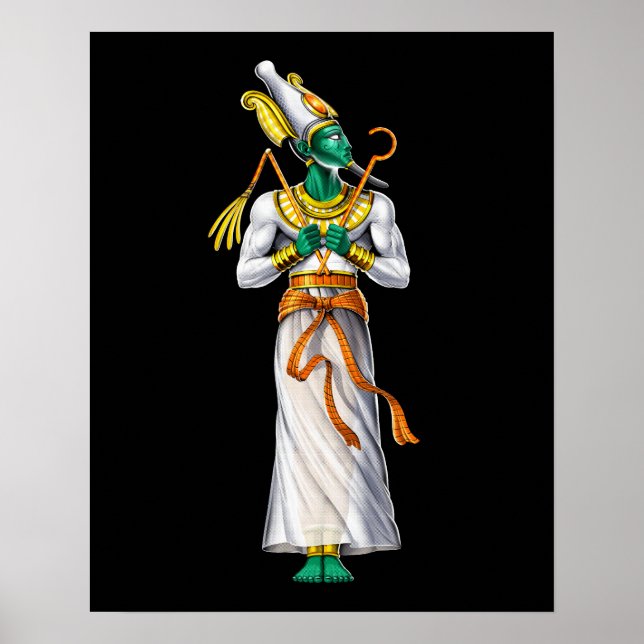 Poster Dieu égyptien Osiris (Devant)