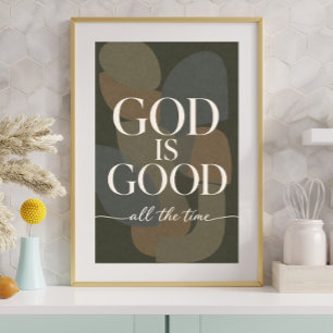 Poster DIEU EST BON Chrétien