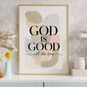 Poster DIEU EST BON Chrétien