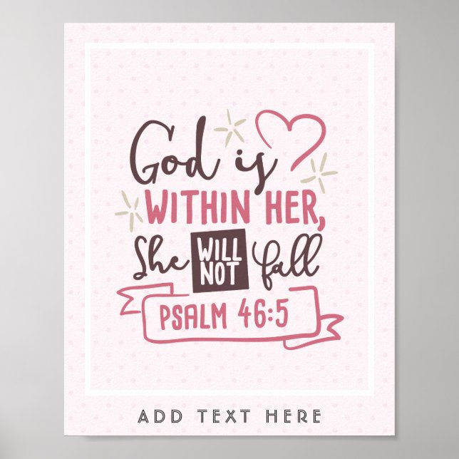 Poster Dieu est en elle, elle ne tombera pas Filles de la (Devant)