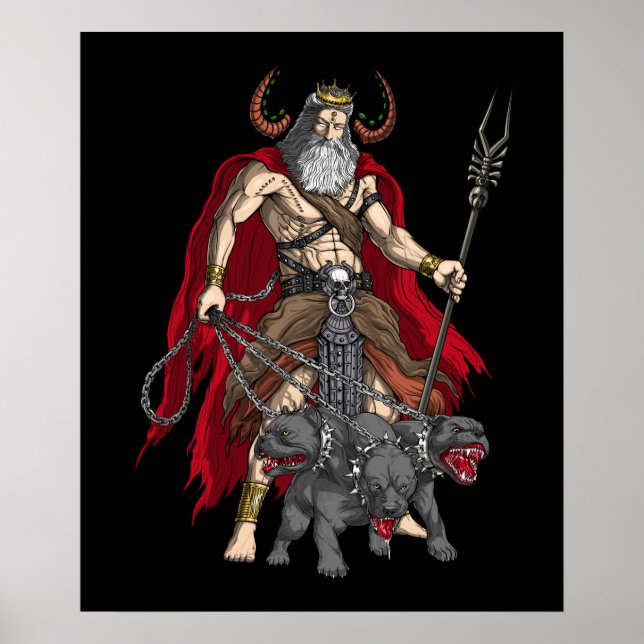 Poster Dieu grec Hades (Devant)