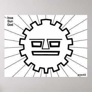 Poster Dieu Inca