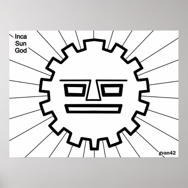 Poster Dieu Inca (Devant)