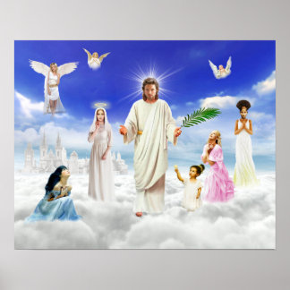 Poster Dieu Jésus Bible Angel Chrétienté religion
