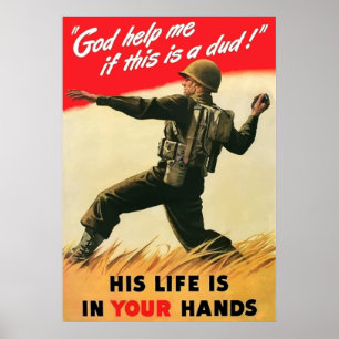 Poster Dieu M'Aime Si C'Est Un Mec !