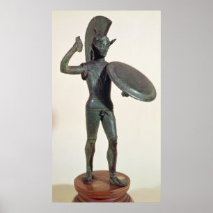 Poster Dieu Mars ou un guerrier