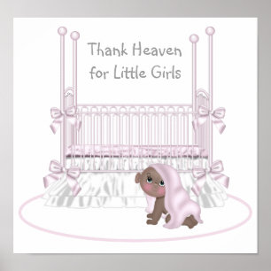 Poster Dieu Merci Pour Les Petites Filles Infirmière Ethn