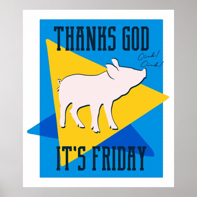Poster Dieu Merci Son Vendredi (Devant)