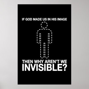Poster dieu nous a fait à son image, pourquoi ne sommes-n