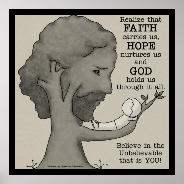 Poster Dieu nous tient (Devant)