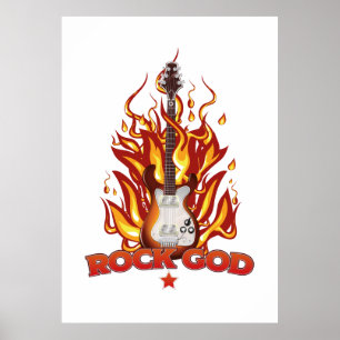 Poster Dieu Rock
