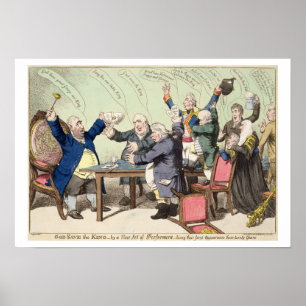 Poster Dieu sauve le roi, par un nouvel ensemble d'artist