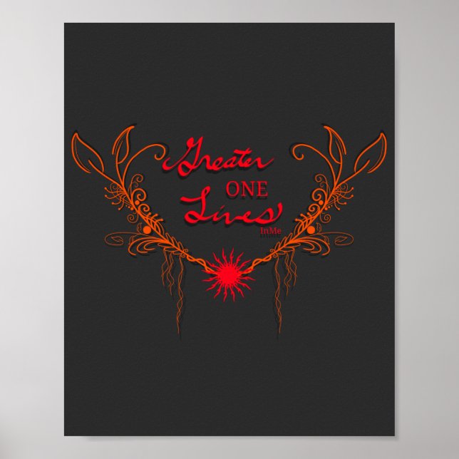 Poster Dieu Vit En Moi (Devant)