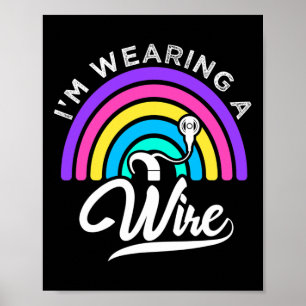 Poster Difficile d'alerte et de conception de sensibilisa