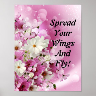 Poster Diffuser vos ailes et l'affiche de vol
