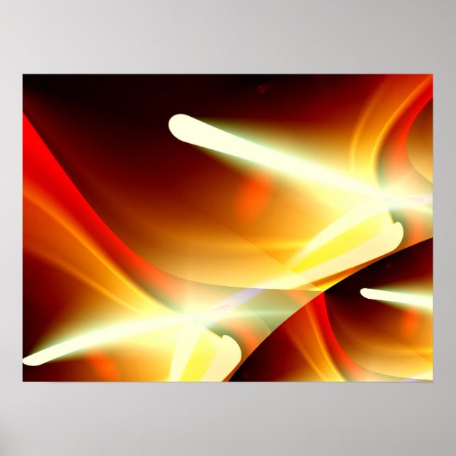 Poster Digital Abstrait - Computer Art Modern (Devant)