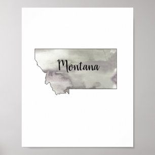 Poster d'illustration de l'État du Montana