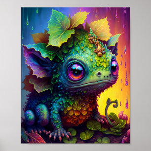 Poster d'Imaginaire du Monstre de la Grenouille Cu